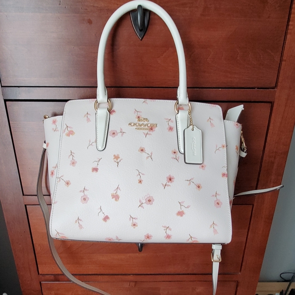 Cross body flower Coach Bag